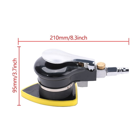 Air Sander, Palm Random Orbital Sander with Adjustable Speed, 12000rpm  Polisher for Artificial Stone, Furniture, Wood Products, Metals, Automobiles Grinding and Polishing, Quality