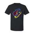 thumbnail image 2 of Wild Bobby, Colorful Sneakers Chucks Streetwear Men's Graphic T-Shirt, Black, Small, 2 of 3