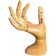 thumbnail image 1 of Modelo de mano de maniquí para uñas y dibujo, mano derecha femenina de madera, 1 of 6