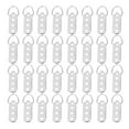 thumbnail image 1 of 50pcs Photo Frame Hooks Heavy Duty Hole Picture Frame Hooks Hangers (Silver), 1 of 5