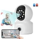 thumbnail image 1 of Cámara Wifi de doble lente con seguimiento automático, CCTV, vigilancia de seguridad para interiores, visión nocturna a todo color, inalámbrica, HD, monitor para el hogar, 1 of 9