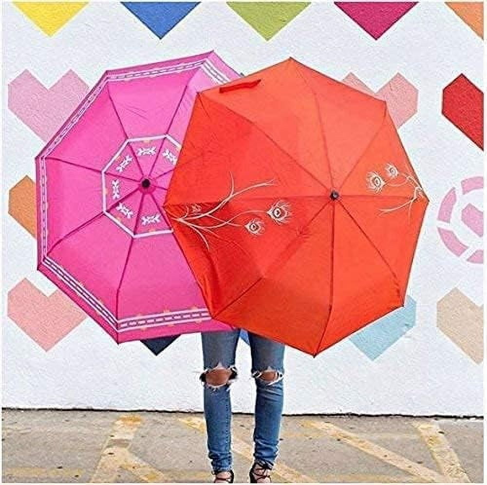 Vinrella 142-B Wine Bottle Umbrella Boho Pink