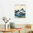 thumbnail image 3 of PIKWEEK Mountain Forest Wall Art Decor Watercolor Landscape Canvas Pictures Natural Abstract Wall Art Painting Tree Forest Poster Prints Modern Artwork for Living Room Bedroom, 3 of 5