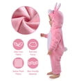 thumbnail image 4 of Pijama Spooktacular Creations Halloween Rabbit para bebé, color rosa, 4 of 6