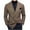 ZB-Brown, variant on Jackets for Men Fashionable British Solid Color Corduroy Retro Casual Single Breasted Suit Top Brown S