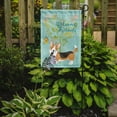 thumbnail image 2 of Carolines Treasures BB7610GF Welcome Friends Pembroke Welsh Corgi Tricolor Flag Garden Size  Small multicolor, 2 of 3