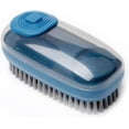 thumbnail image 2 of Cepillo para fregar con dispensador de jabón, buen limpiador de goma para lavar y limpiar platos, sartenes, ollas, baños, cocinas, ropa suave y cepillo para fregar zapatos (azul), 2 of 4