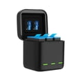 thumbnail image 4 of Compact Type-C Charging Case for GoPro Hero 9 Durable Plastic Housing, 3-Battery Support, 4 of 7