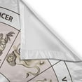 thumbnail image 3 of Ambesonne Astrology Kitchen Curtains, Circle of Zodiac Sign, 55"x39", Pale Grey and White, 3 of 3