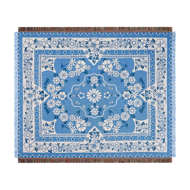 Manta de punto Strade Fareast Limited para sofá tapiz decorativo suave 130 cm x 160 cm estilo D