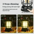 thumbnail image 4 of Lámpara Retro portátil, iluminación exterior, lámpara de carga de batería, LED superbrillante para Camping, lámpara de caballo Retro para Camping, 4 of 5