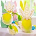 thumbnail image 6 of Moocorvic Light Up Easter Gnomes Plush Stuffed Bunny Easter Basket Stuffers Holiday Party Decorations Birthday Gift Table Decor(Yellow), 6 of 7