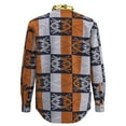 thumbnail image 3 of African Men's reversible shirt long sleeve tops shirt party clothing, 3 of 5