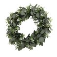 thumbnail image 2 of Decorative Artificial Green Eucalyptus Leaf Wreath Faux Green Wreath for Wall, 2 of 3