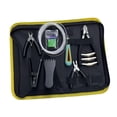 thumbnail image 3 of Quzzie 8 Pieces Badminton Stringing Clamp Tools with Starting Clamp Flying Clamp Cutting Pliers Aluminum Alloy Bag Suitable for Racquet Restringing Repair Sh, 3 of 8