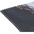 thumbnail image 5 of Ryvnso Placemats Set of 4 Purple Black Marble Dining Mats Heat-Resistant Non-Slip Washable Table Mat, 5 of 8