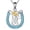 Cowboy Boot-1, variant on Western Cowboy Boot Horseshoe Necklace S925 Sterling Silver Horseshoe Pendant Necklace Turquoise Western Jewelry Cowgirl Gifts for Women Female Girlfriend Cowboy Cowgirl