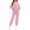 Pink, variant on Arshiner Girls 2 Piece Outfits Sweatsuits Zip Up Hoodie Sweatshirt and Sweatpant Athletic Tracksuit Jogger Set
