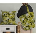 thumbnail image 5 of Soimoi Yellow Cotton Jersey Fabric Artistic Leaves Decor Fabric Printed Yard 58 Inch Wide, 5 of 5