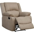thumbnail image 3 of Relax-A-Lounger Warren Microfiber Manual Recliner, Beige, 3 of 9