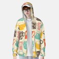 thumbnail image 4 of Gaeub Vintage Cup Men's and Women's UPF 50+ Long-Sleeved Sun Protection Clothing, Fishing Shirt Long Sleeve Zip - X-Large, 4 of 9