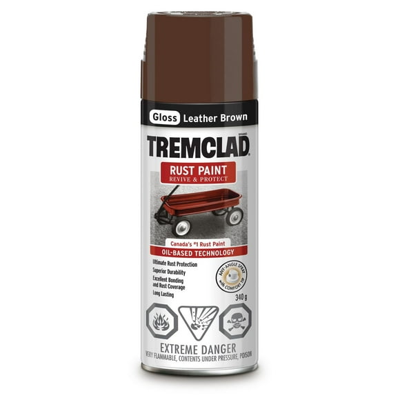 Peinture antirouille Tremclad en brun cuir 340 g