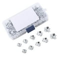 thumbnail image 2 of Tuerca en T Tuercas en T de cuatro puntas Tuercas de material acero al carbono galvanizado para muebles de carpintería M3 / / M5 / M6 / M8 (80 piezas) Zulema Tuerca de acero de cuatro garras, 2 of 8