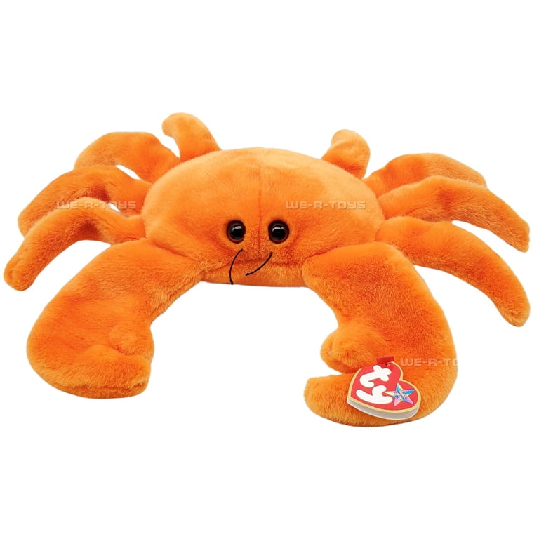 Ty Buddy Beanie: Digger the Orange Crab Stuffed Animal, MWMT's