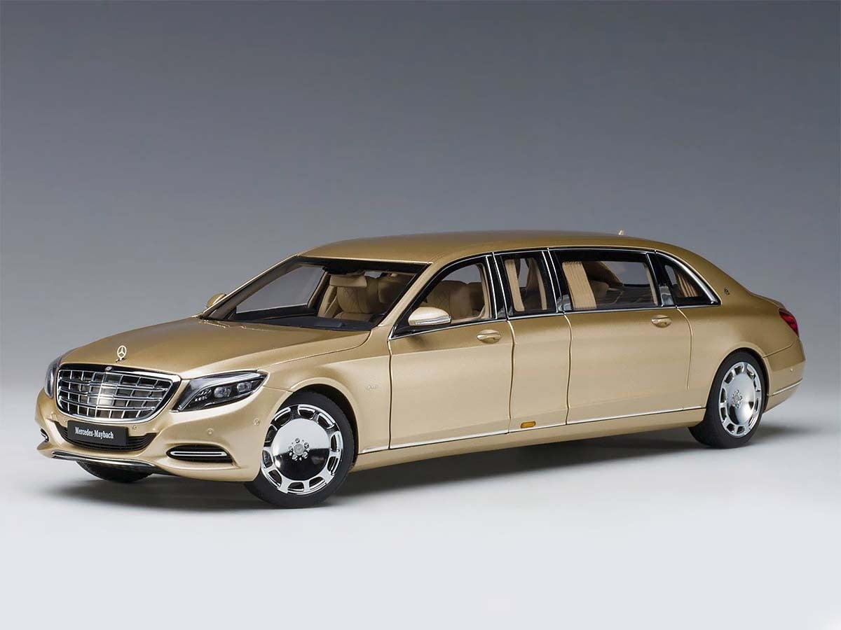 MERCEDES MAYBACH S CLASS S600 WHITE 1/18 MODEL CAR BY AUTOART 76291 