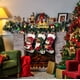 thumbnail image 2 of Medias navideñas, 18 "Medias grandes Juego de 3 Personajes navideños Papá Noel, Muñeco de nieve, Reno 3D Felpa Árbol de Navidad Decoraciones para el hogar y accesorios para fiestas Vhermosa DCF350, 2 of 7