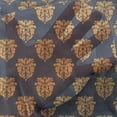 thumbnail image 3 of Damask Tulle Curtains with Rod Pocket, Antique Floral Motifs with Design Classic Victorian Foliage Motifs, Sheer Drape for Wedding Party 2 Panels, 7 Sizes, Dark Blue Marigold, by Ambesonne, 3 of 3