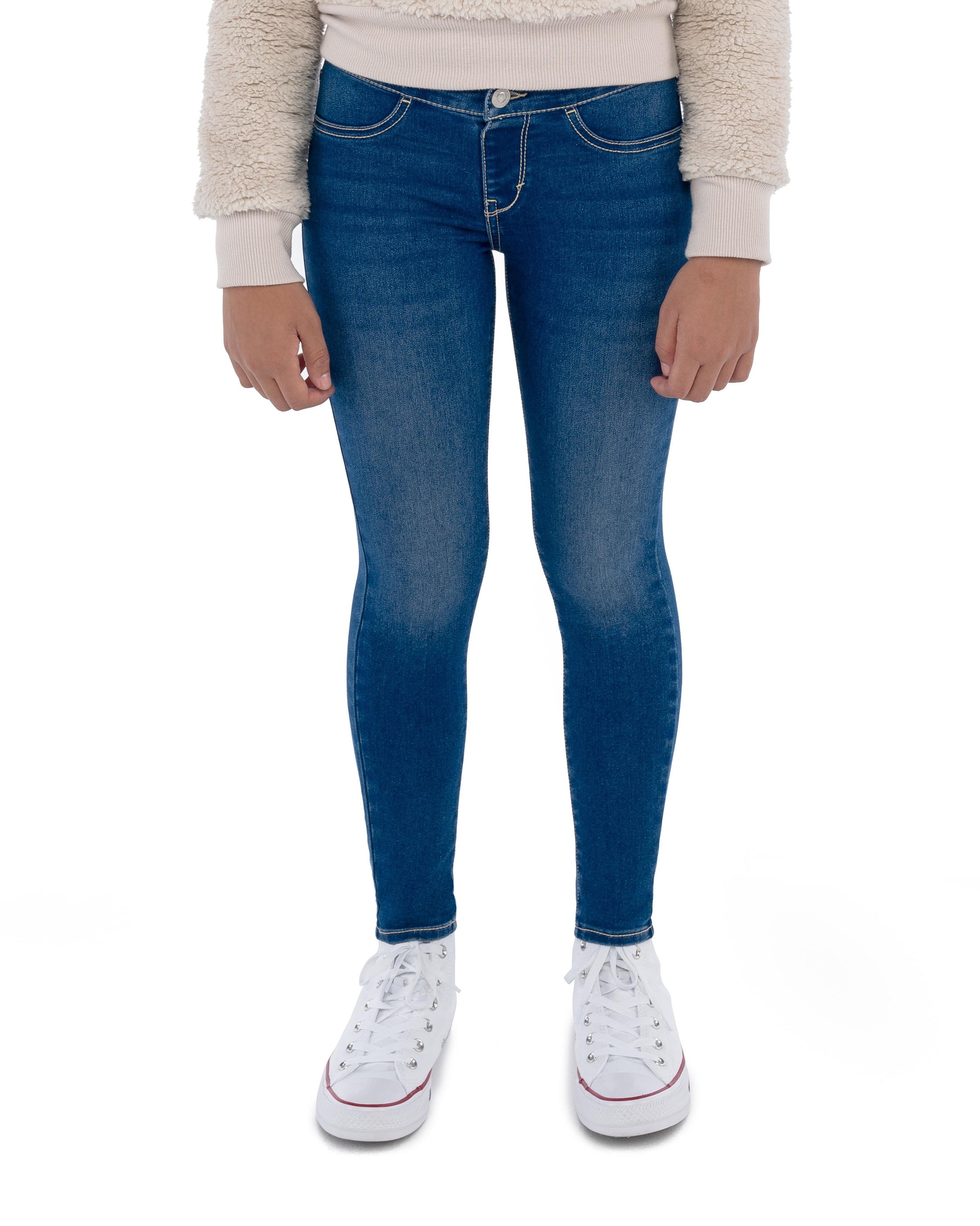 Levi s Girls Pull On Jeggings Sizes 4 16 Walmart
