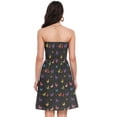 thumbnail image 3 of Dailycode Summer Dresses for Women Strapless Casual Beach Cover Ups Colorful Little Butterflies Tube Top Sundress, 3 of 8