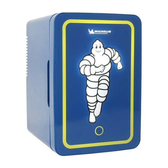 Michelin 6L Portable Mini Fridge w/ LED Light, 12V 110V 6 Can Cooler