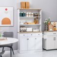 thumbnail image 2 of HOMCOM  Buffet de cuisine avec tiroirs et armoires de rangement, 2 of 10