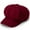 Burgundy, variant on Artist Vintage Newsboy Cabbie Peaked Beret Cap Warm Baker Boy Visor Hat Flat Cap