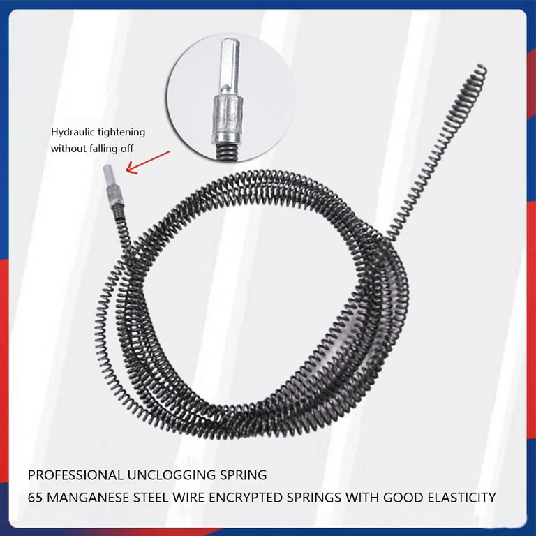 Drain Dredging Spring, Long Spring Pipe Sewer Dredging Tool