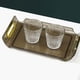 thumbnail image 4 of Bandeja Decorativa Portátil, Organizador de Maquilje, Bandeja de Almacenamiento de Cosméticos, Bandeja de Tocador de Estar, Armario de Esc marrón cro Gloria Bandeja decorativa, 4 of 7