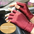 thumbnail image 4 of Fingerless Driving Gloves Wrist Length Sunblock Gloves for Women Girl Cycling Fishing Golfing Cycling Outdoor Activity, 4 of 14
