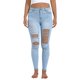 thumbnail image 5 of WILLBEST Pantalones Mujer Pantalones Vaqueros Casuales Clásicos para Mujer, de Cintura Alta, Elásticos, Cómodos y Ajustados, para Uso Diario. Extra Grande, 5 of 5
