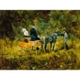 thumbnail image 3 of Toulouse-Lautrec, Henri de 14x12 Black Modern Framed Museum Art Print Titled - The Trap, 3 of 5