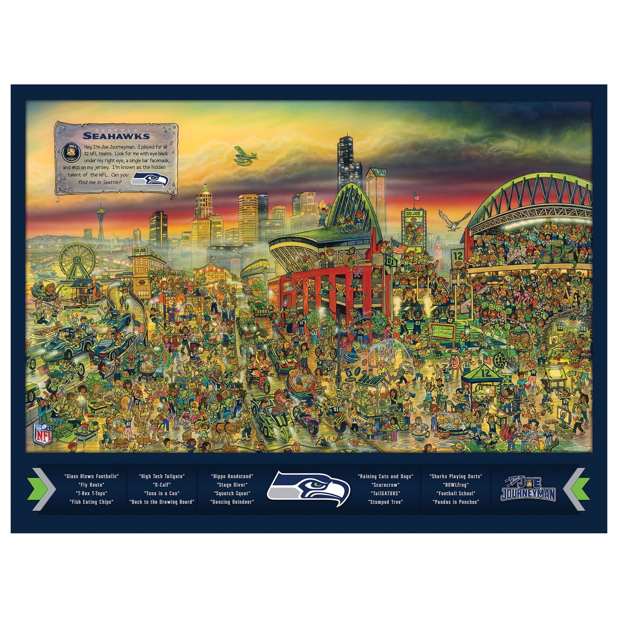 Seattle Seahawks Puzzle 1000tlg 