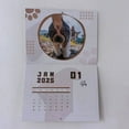 Ckraxd 2025 Desk Calendar for Dog Lovers, Funny Pooping Dogs Wall