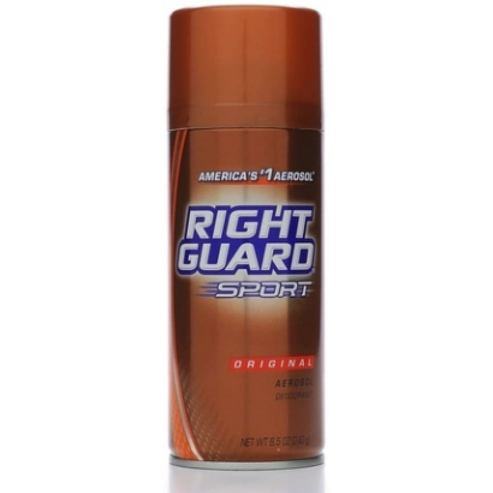 Right Guard Sport Deodorant, Aerosol, Original 8.5 oz (Pack of 4