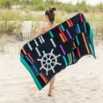 thumbnail image 2 of Impressions Carmine Extra-Large Beach Towel, 2 of 11