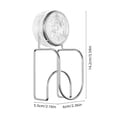 thumbnail image 3 of Fesfesfes Wall Mounted Suction Cup Bucket Hook Bathroom Bucket Storage Rack Toilet Kitchen Shelf No Drilling Required Strong Adhesion Easy Installation, 3 of 5