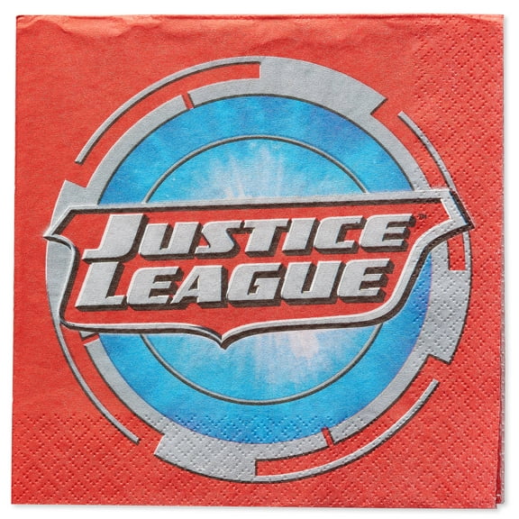 Justice League Paper Lunch Party Napkins, 16ct