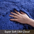 thumbnail image 4 of TWINNIS Super Soft Fluffy Carpets Shaggy Area Rugs for Living Room Bedroom Boys Girls Room,6'x9',Navy Blue, 4 of 6