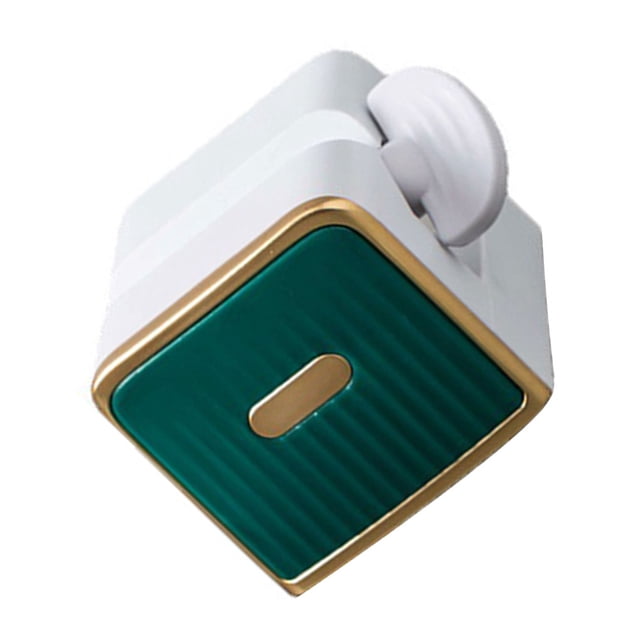 tamizeot Toothpaste Squeezer Dust-proof Dispenser Facial Rolling Holder Bathroom Green 1Set