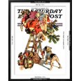 thumbnail image 3 of Santa Up a Ladder, Saturday Evening Post Cover, December 20, 1930, Animals Framed Art Print Wall Art by Joseph Christian Leyendecker Sold by Art.Com, 3 of 6